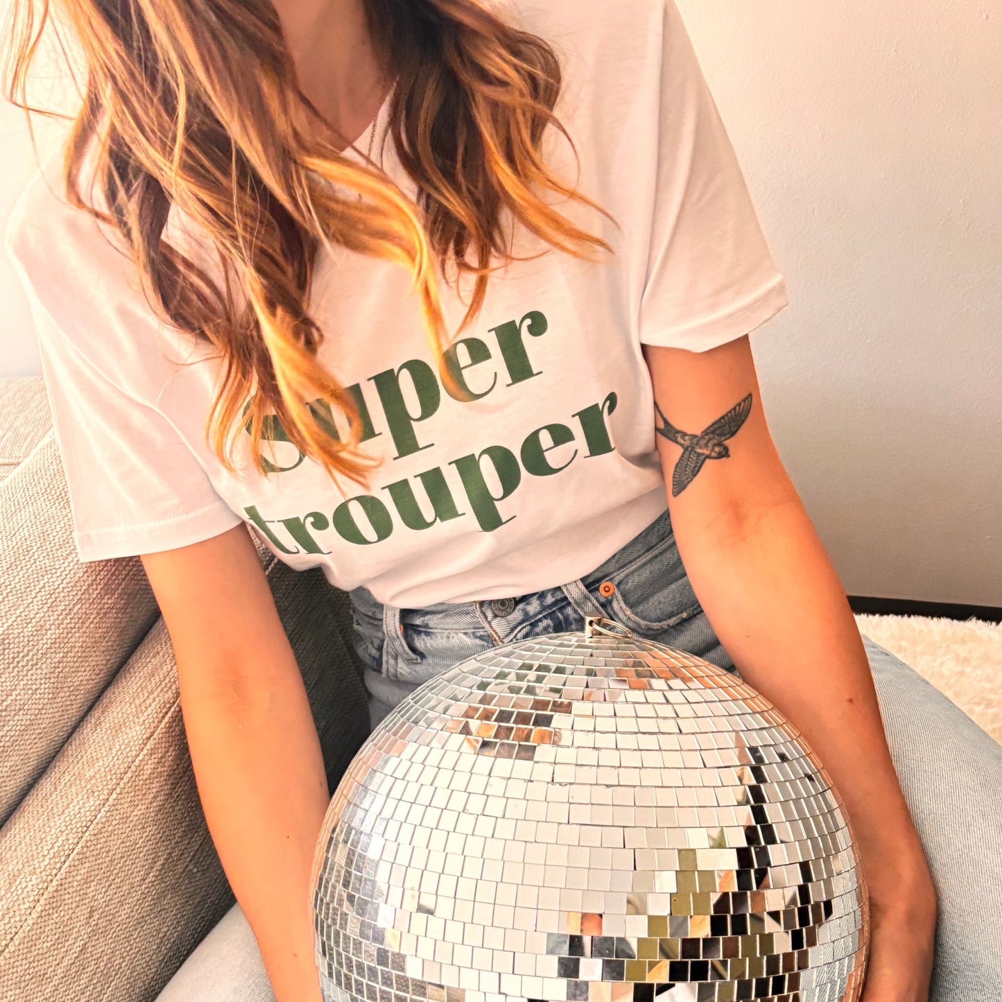 Super Trouper retro slogan t-shirt