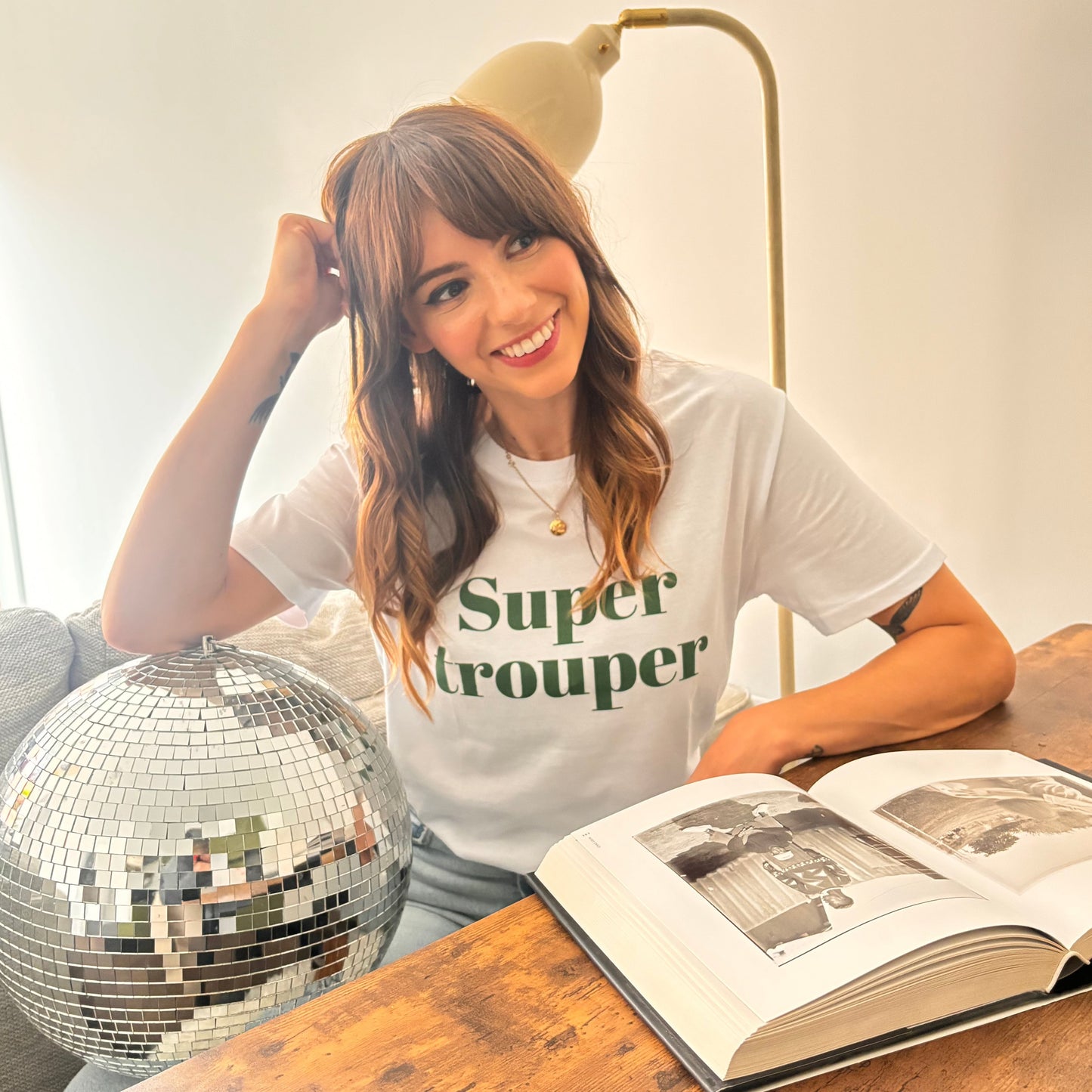 Super Trouper retro slogan t-shirt