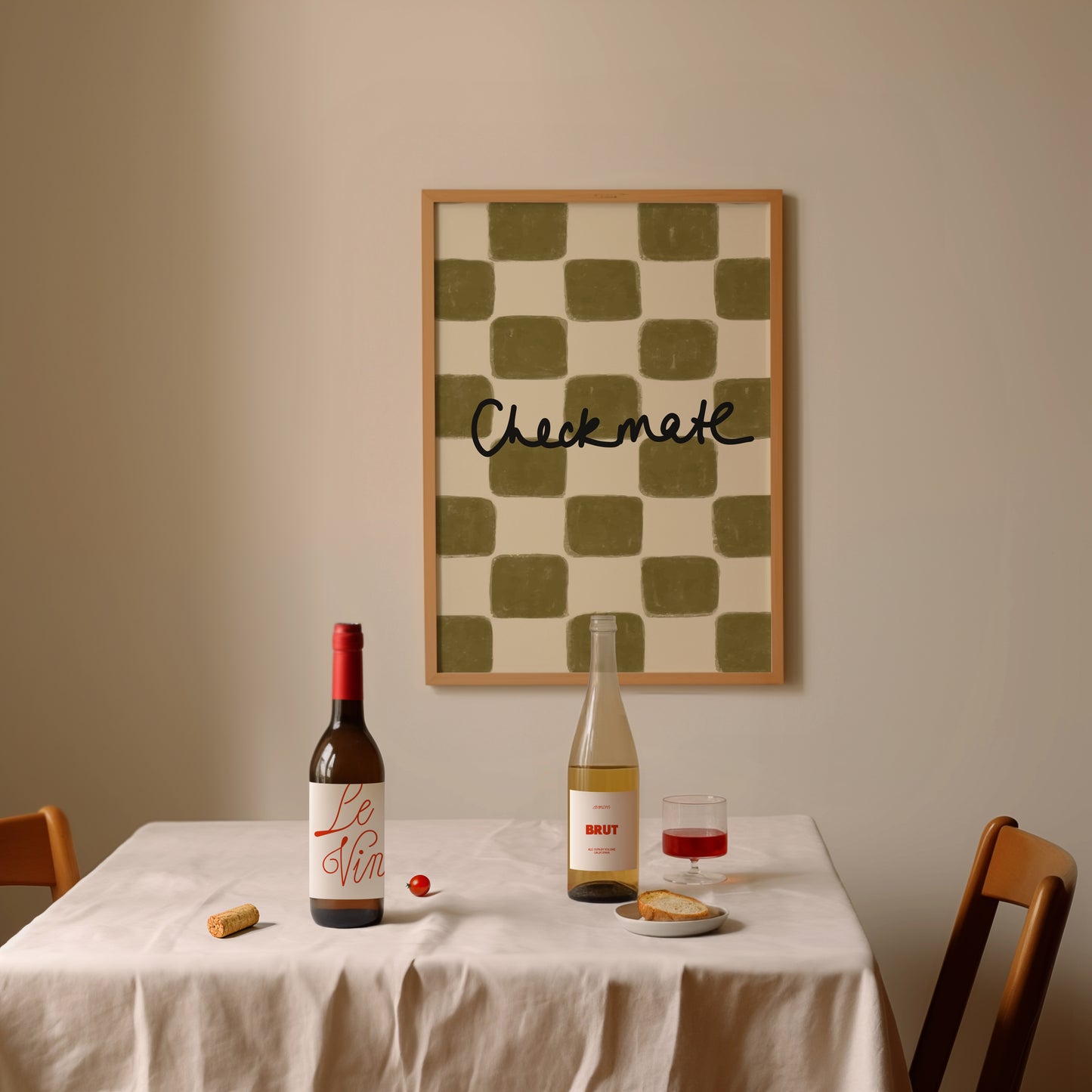 Checkmate Retro Giclée Game Art Print