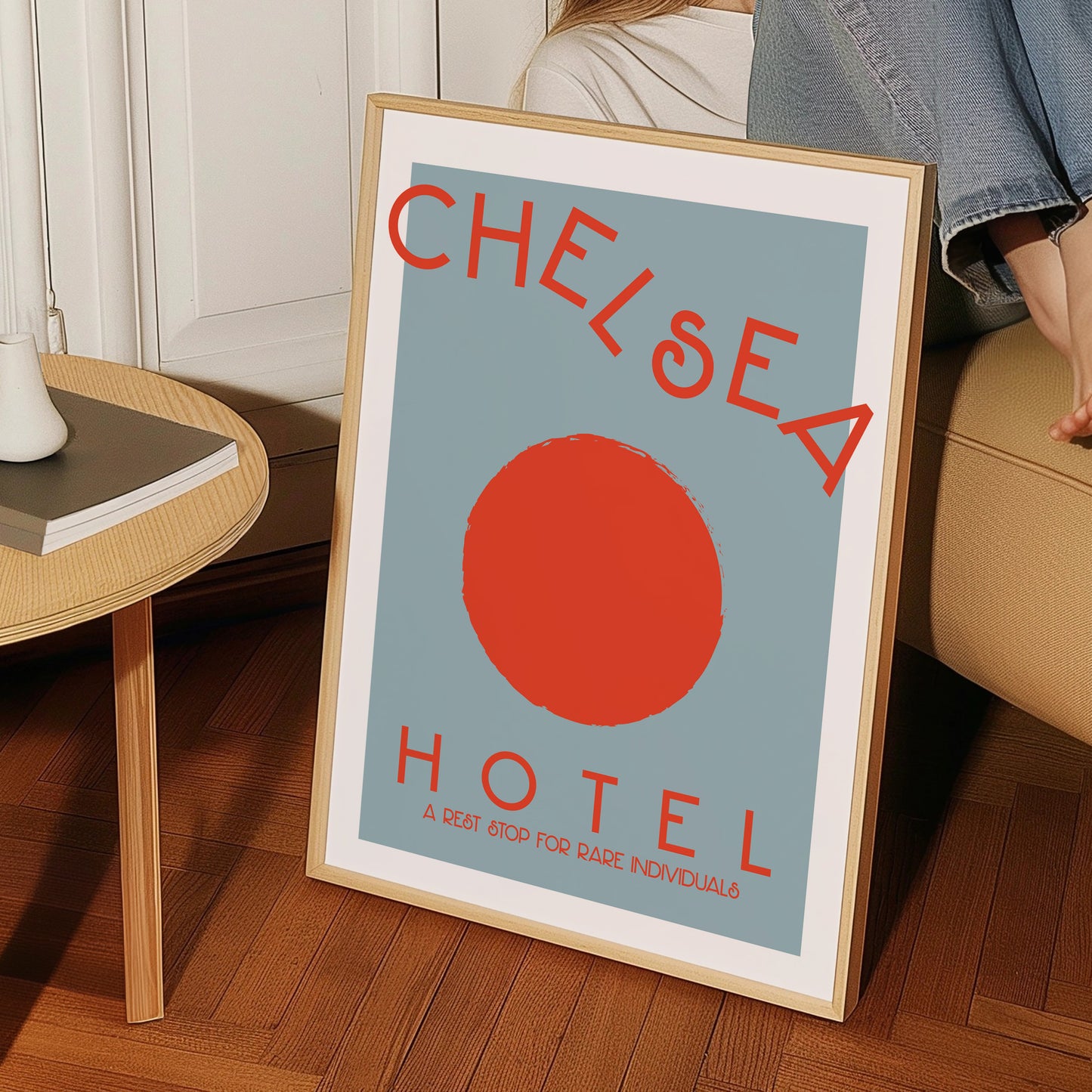 Chelsea Hotel charity retro Art Print