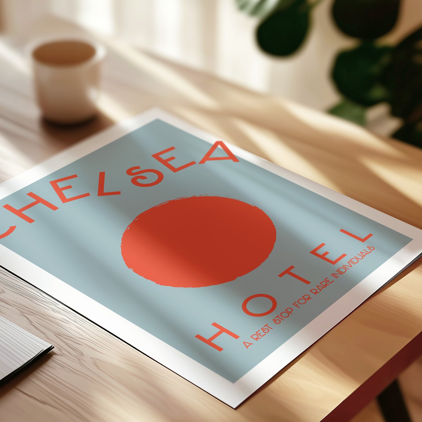 Chelsea Hotel charity retro Art Print