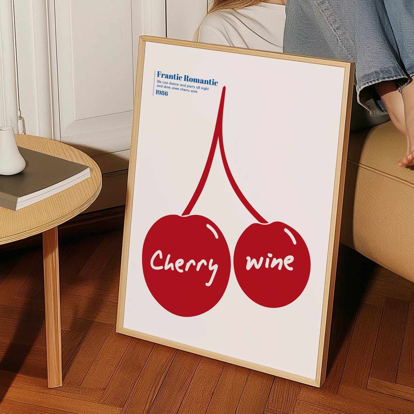 Cherry wine 1980's Music Giclée Art Print