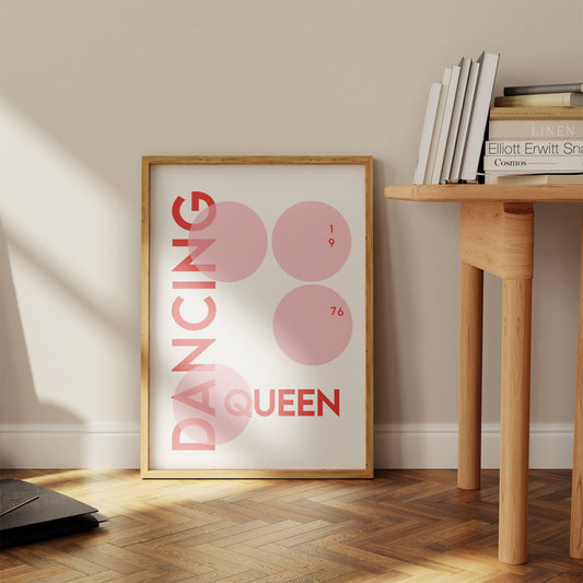 Dancing Queen Music Inspired Giclée Art Print