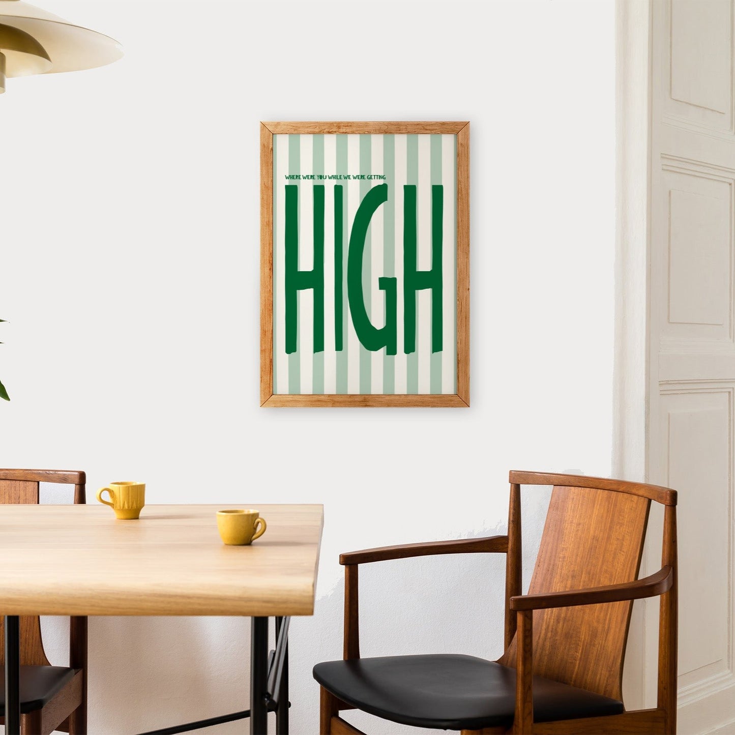 Getting High Oasis Retro Music Giclée Art Print