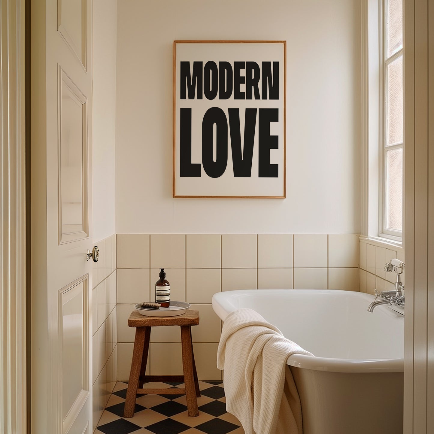 Modern love Giclée retro Art Print