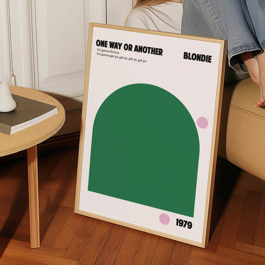 One Way Or Another Blondie Music Inspired Giclée Art Print