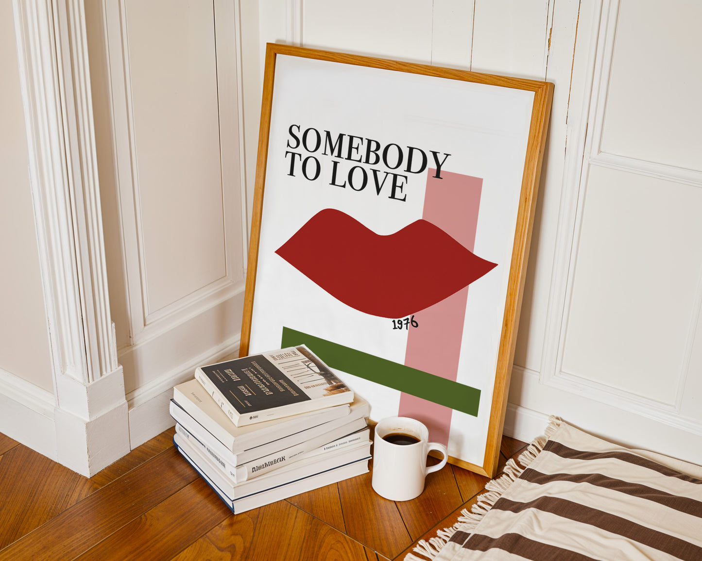 Somebody to love Giclée retro Art Print