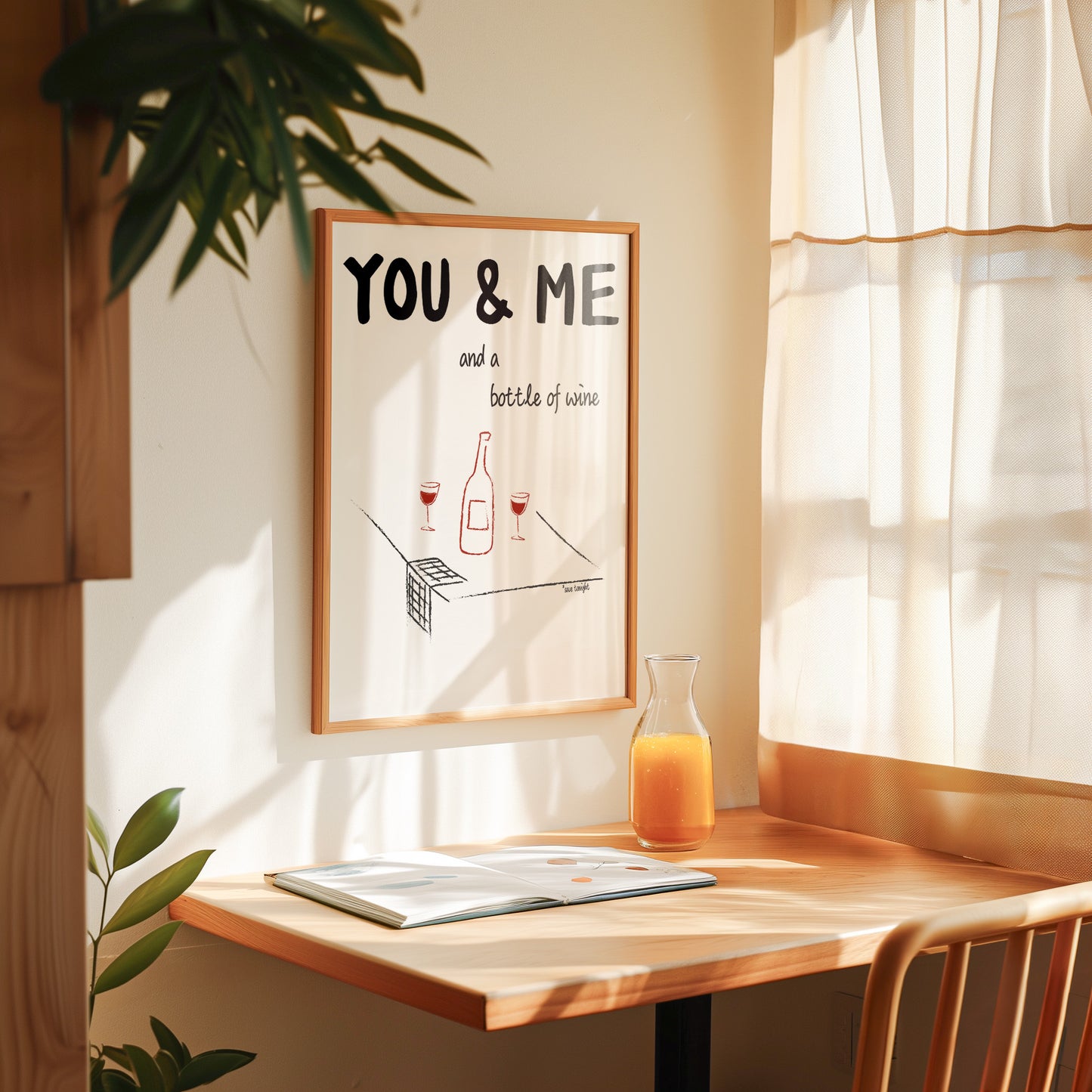 You And Me Retro Music Giclée Art Print