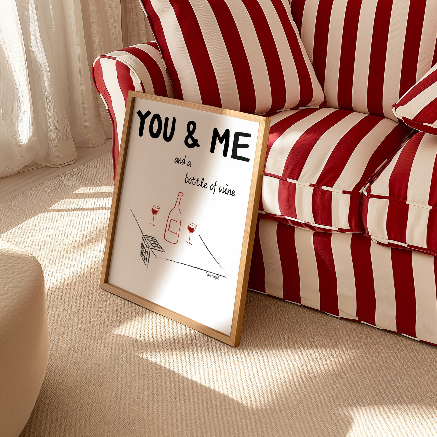 You And Me Retro Music Giclée Art Print